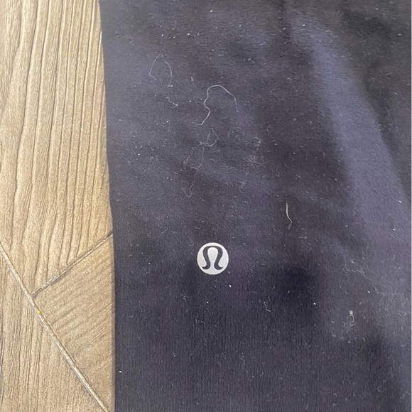 Lululemon Full-Length Yoga Pants High-Rise Waistband Two Front pockets Black W 6 - Picture 4 of 6